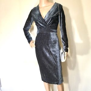 💎Host Pick x2🎉Gray Velvet Wrap Dress